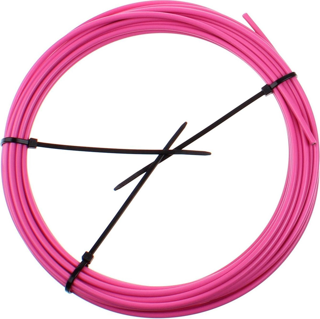 Buitenkabel (rem) Elvedes met teflon voering ø4,9mm - 10 meter op rol - roze