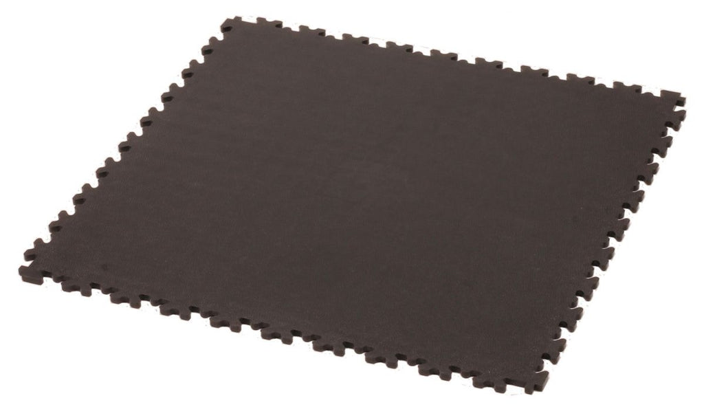 Vloertegel Cyclus 50x50x0.7 cm PVC koppelbaar - zwart