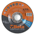 Doorslijpschijven Beta Tools ø125 mm voor RVS met doorgezet center (10 stuks)