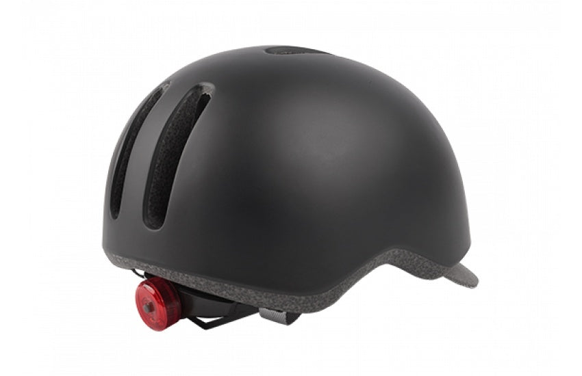 Fietshelm Polisport Commuter M (54-58cm) - mat zwart/grijs