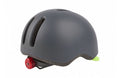 Fietshelm Polisport Commuter M (54-58cm) - mat donkergrijs/fluoriserend geel