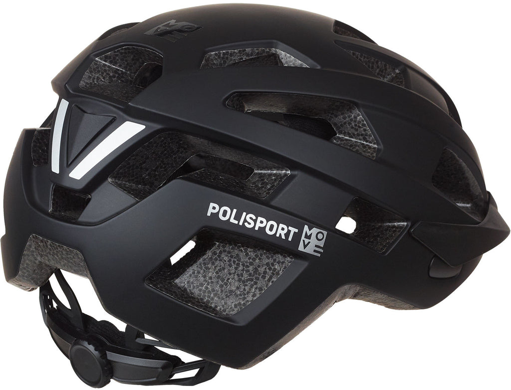 Fietshelm Polisport City Move M 54-58 cm - zwart
