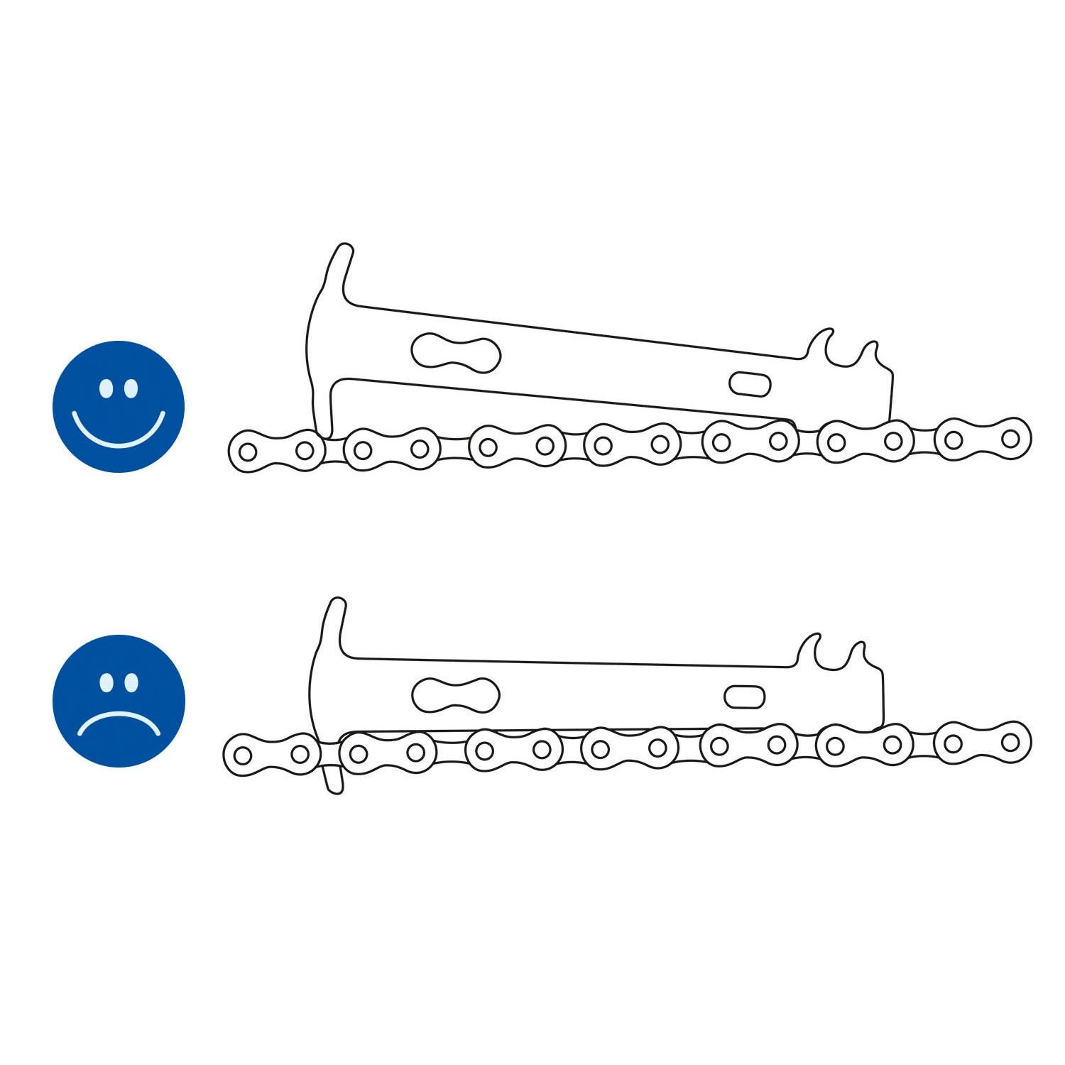 Kettingslijtagemeter M-Wave "Chain Checker"