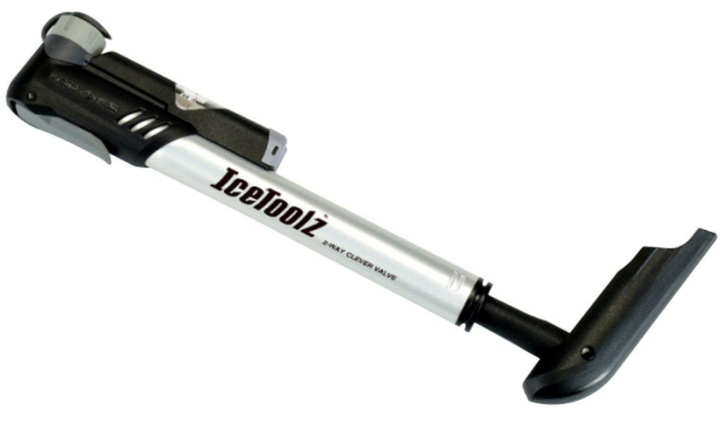 Hogedrukpomp minipomp IceToolz 40A251 aluminium met T-handvat (tot 8,2 bar)