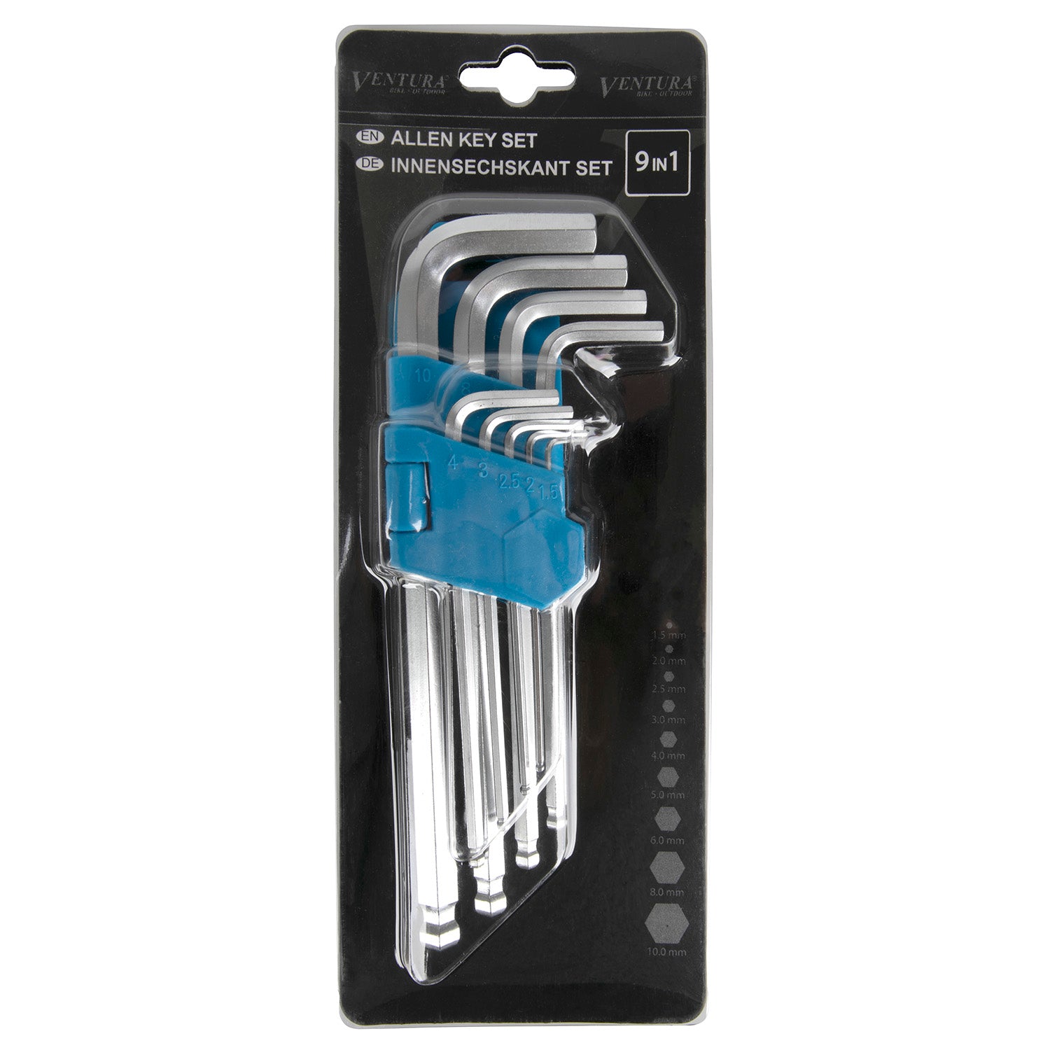 Inbussleutelset Ventura 9 in 1
