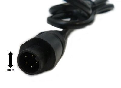 Acculader 5-pins 11mm ronde laadplug -36 Volt / 2Ah - o.a. Sparta