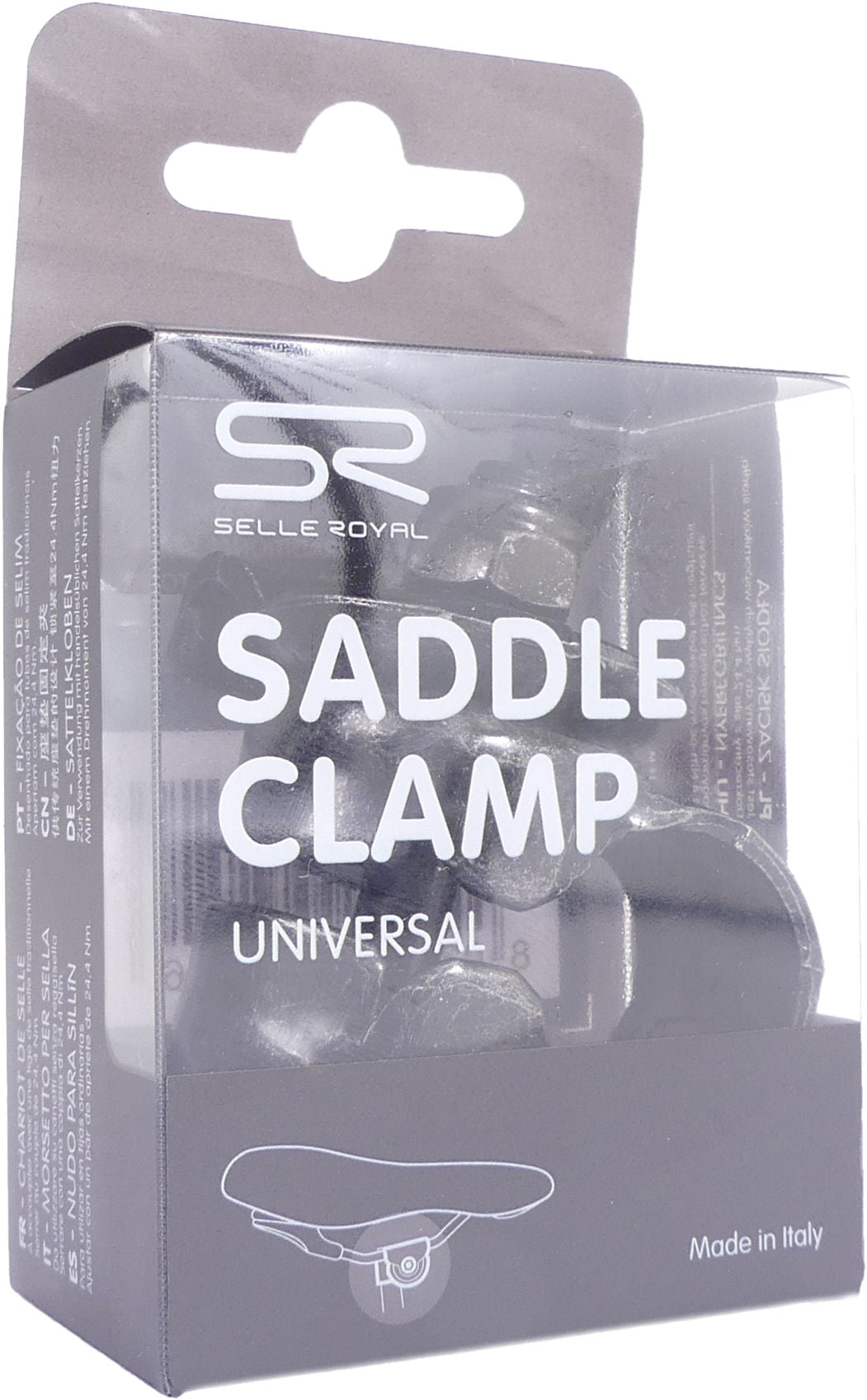 Zadelstrop Selle Royal - zwart  (in doosje verpakt)