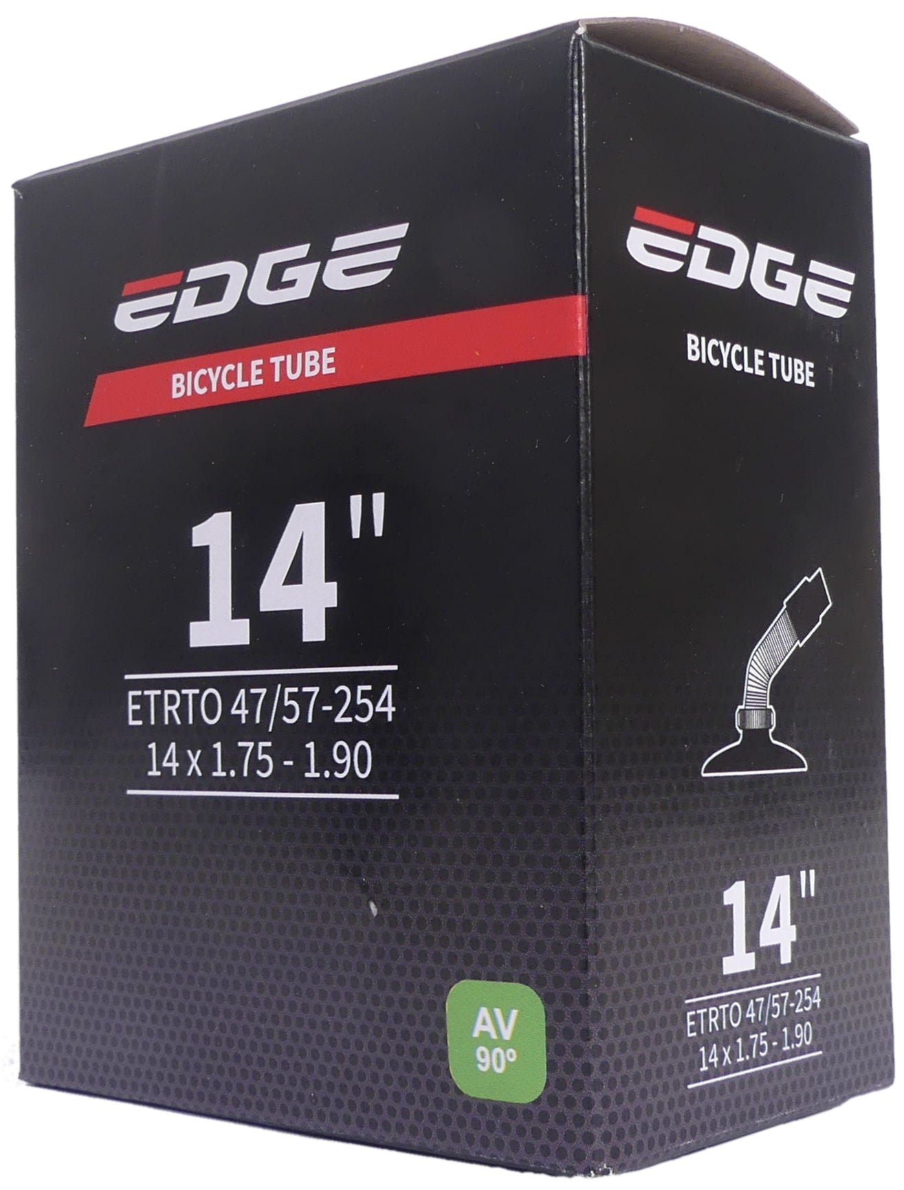 Binnenband Edge 14 x 1.75-1.90" / 47/52-254  AV-90 graden
