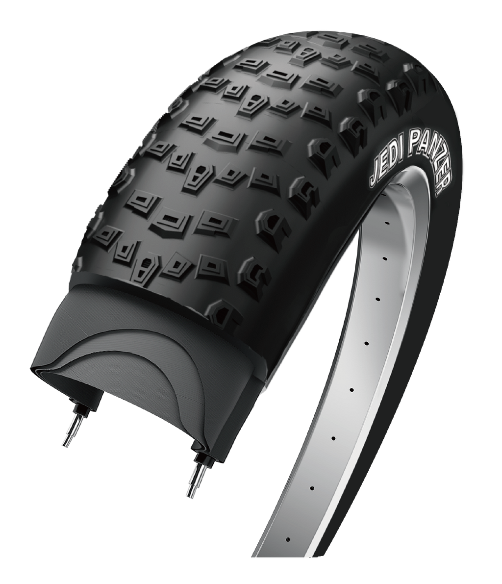 Buitenband Edge Jedi Fatbike 20 x 4.00" / 100-406 - zwart
