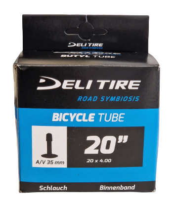 Binnenband 20 x 4.00" AV recht 35 mm (geschikt voor Fatbikes)