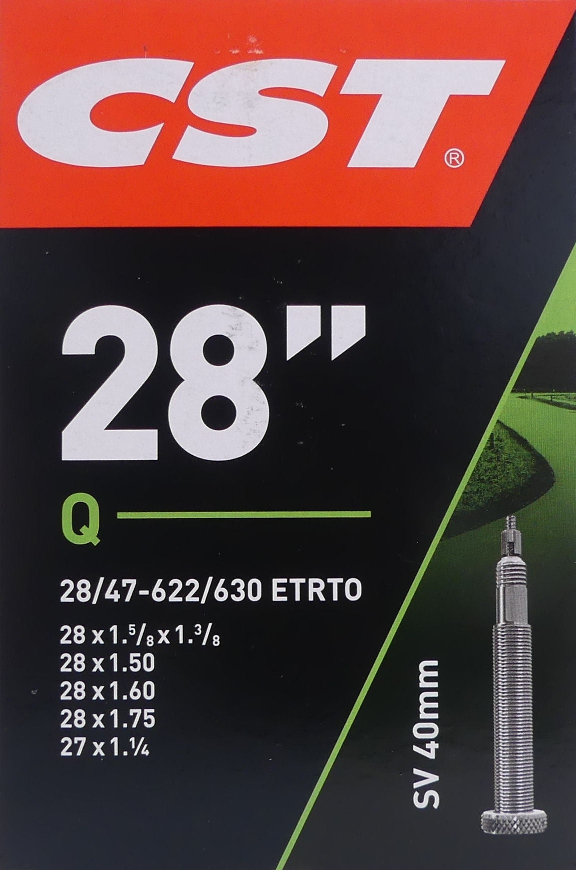 Binnenband CST SV40 28x 1.10-1.75" / 28/47-622