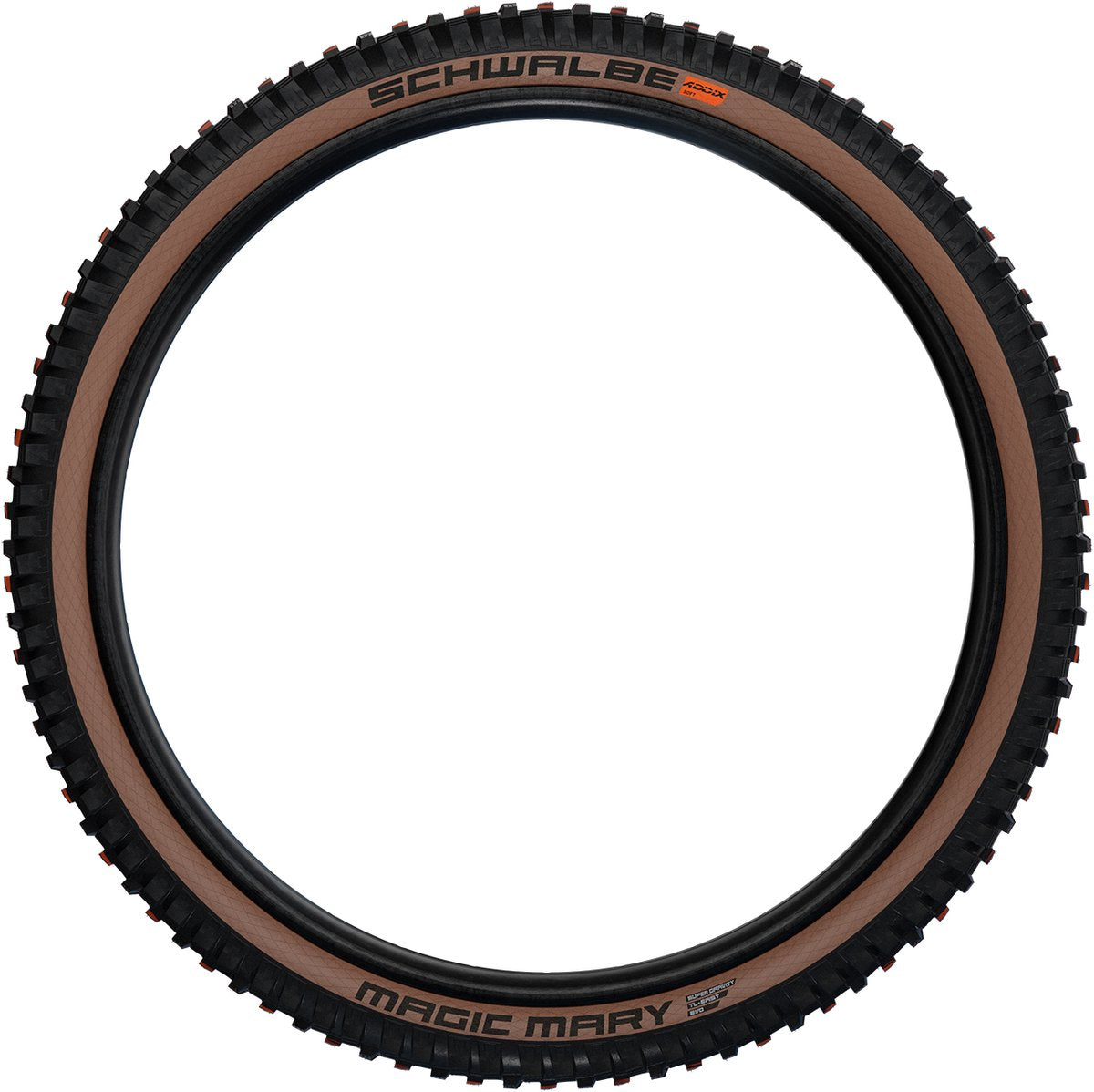 Vouwband Schwalbe Magic Mary Super Gravity 27.5 x 2.40" / 62-584 mm - zwart / bruin