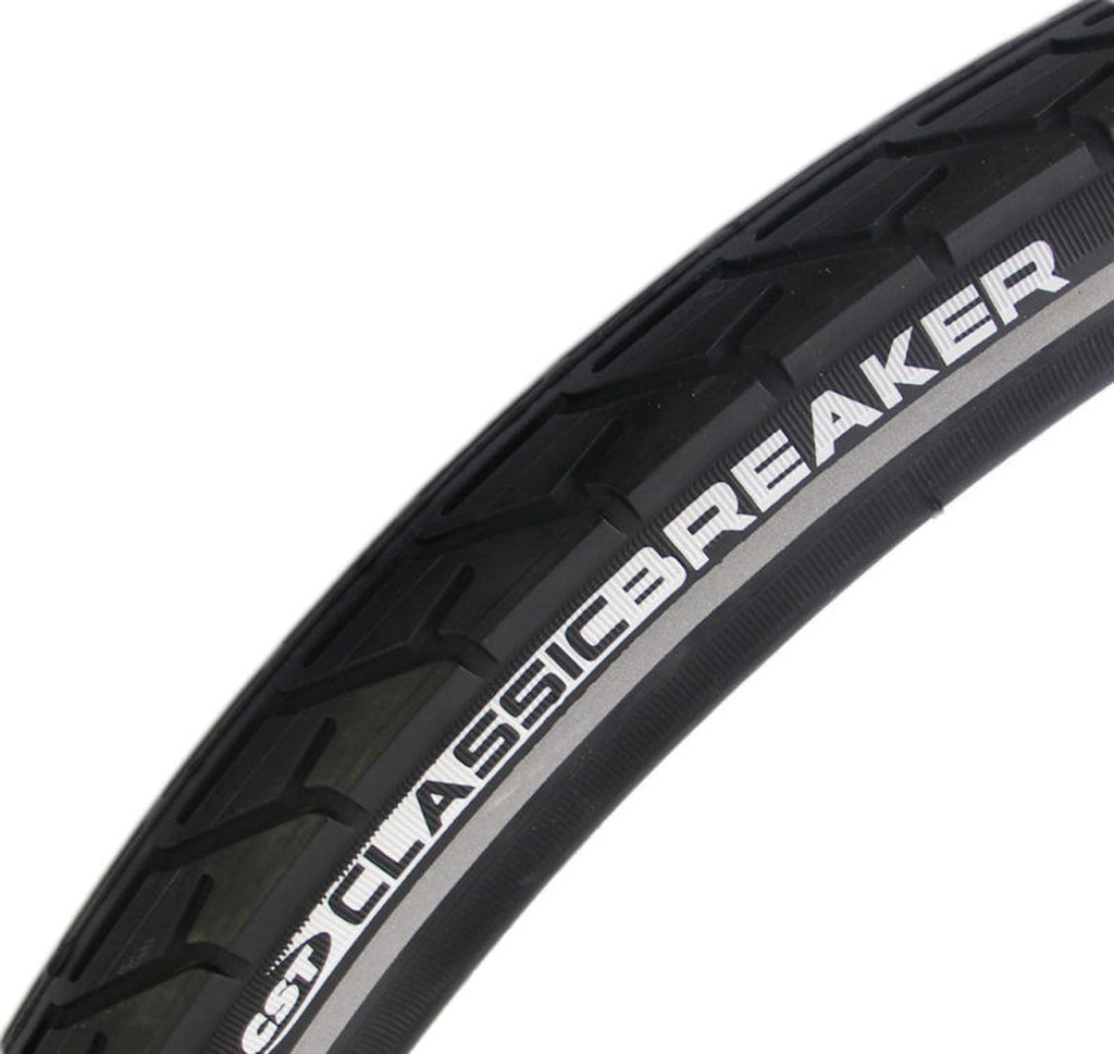 Buitenband CST Breaker 26 x 1 3/8" / 37-590 mm anti-lek - zwart met reflectie