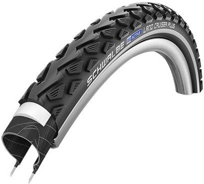 Buitenband Schwalbe Land Cruiser Plus PuntureGuard 26 x 1.75" / 47-559 - zwart met reflectie