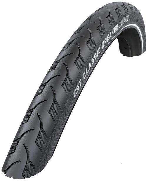 Buitenband CST Breaker 28 x 1.40"/ 37-622 anti-lek - zwart met reflectie