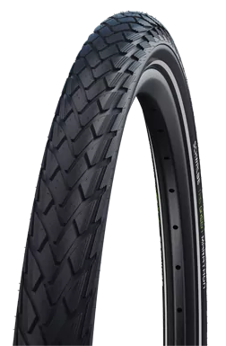 Buitenband Schwalbe Green Marathon GreenGuard 16 x 1.35"/35-349 mm - zwart met reflectie