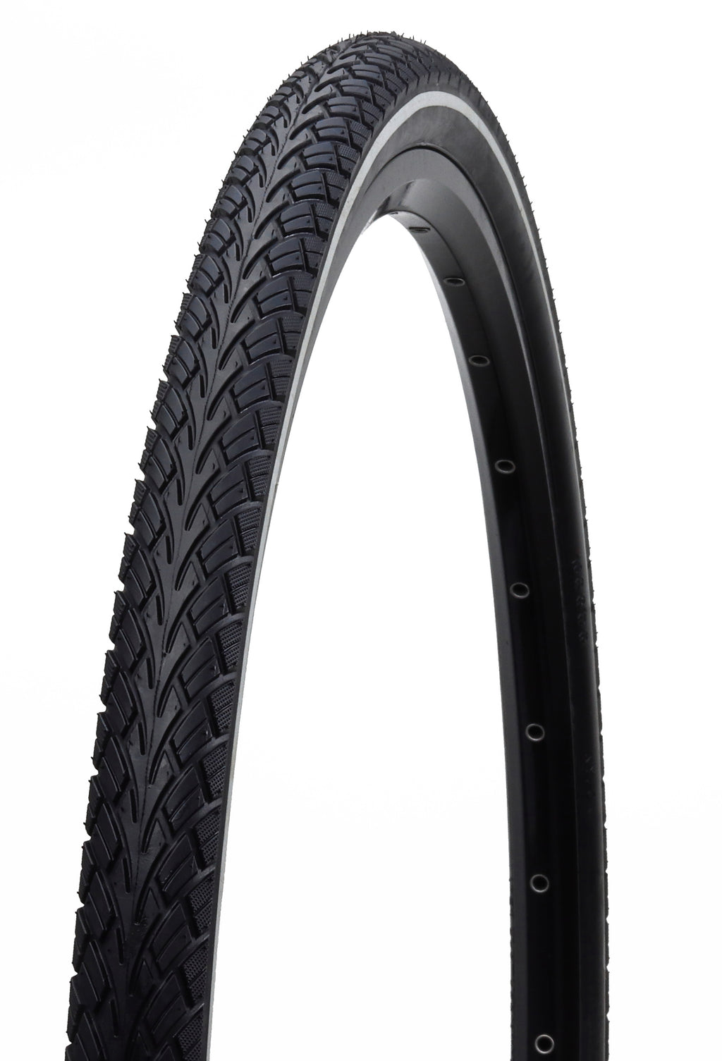 Buitenband Edge Street 24 x 1.75" / 47-507mm - zwart met reflectie