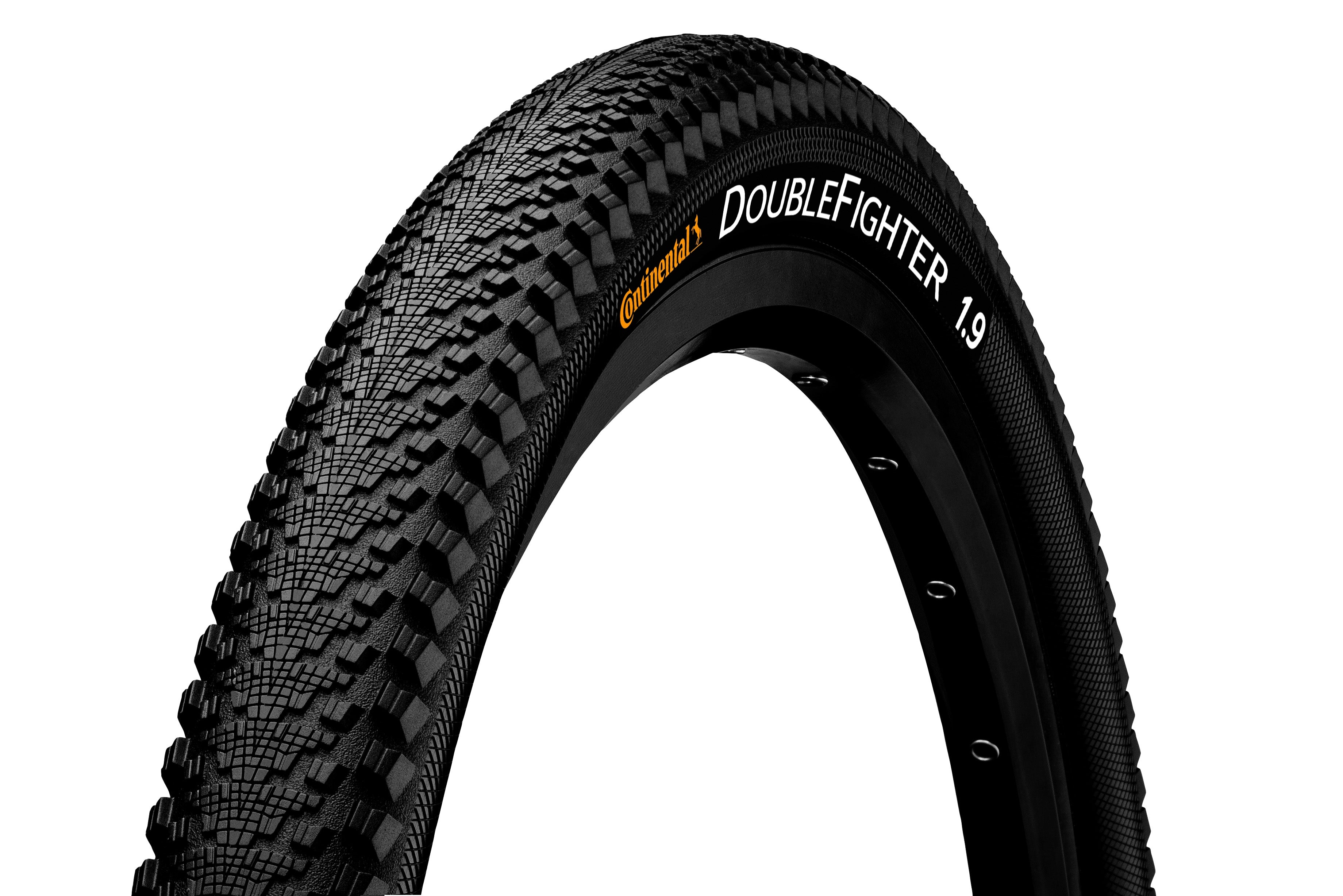 Buitenband Continental Double Fighter III 26 x 1.90" / 50-559 - zwart