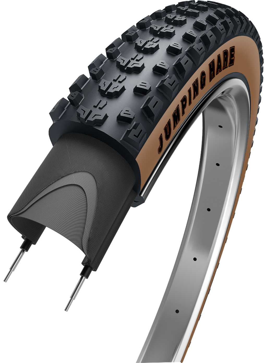 Vouwband Edge Jumping Hare 27.5 x 2.35" / 60-584 - zwart/bruin