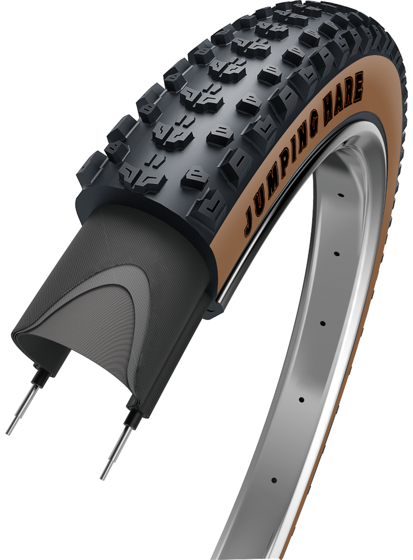 Vouwband Edge Jumping Hare 27.5 x 2.35" / 60-584 - zwart/bruin