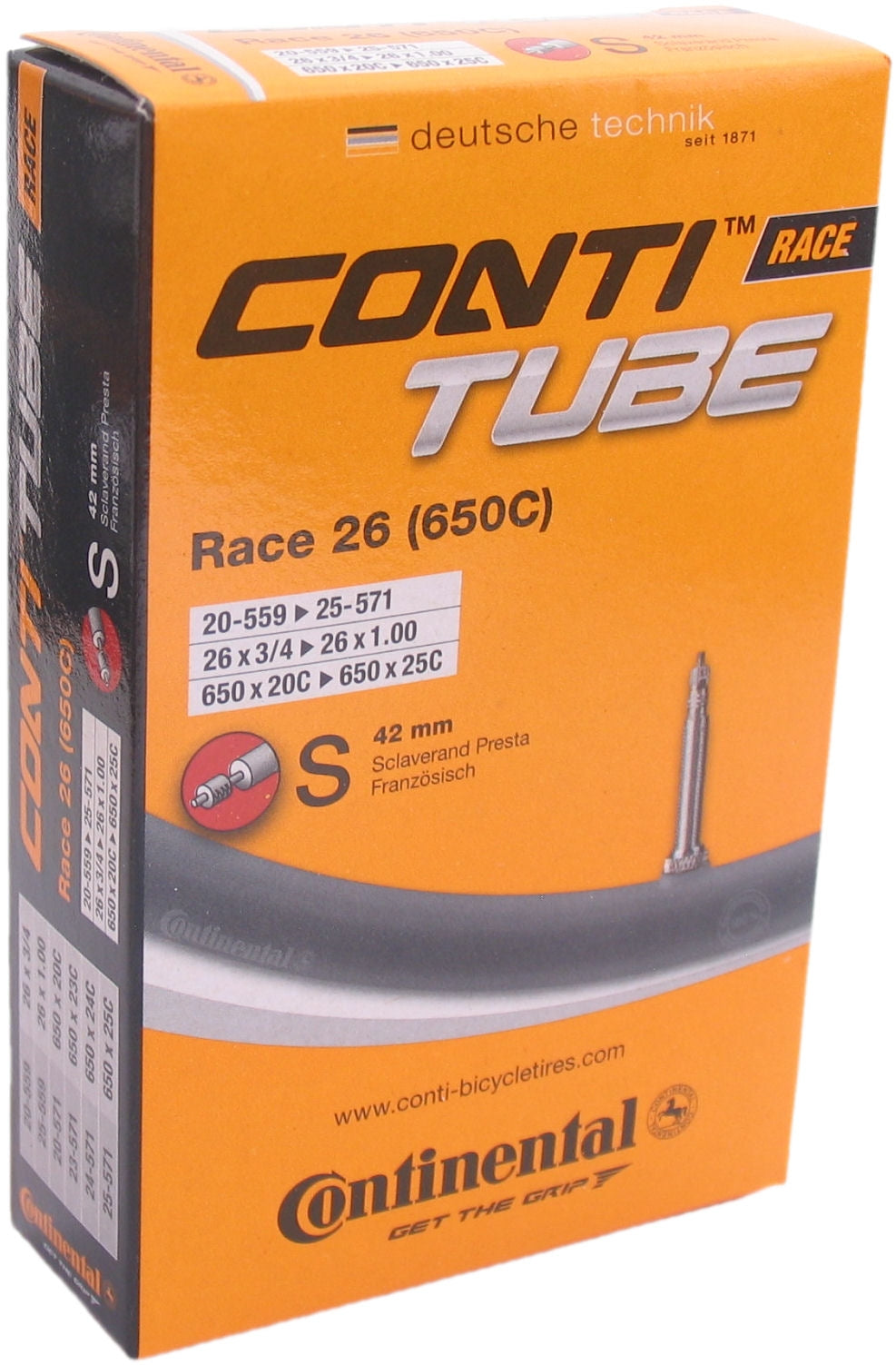 Binnenband Continental  26/27.5" Race - 20-571 -> 25-599 - SV42mm ventiel