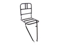 Voordrager 28" transport aluminium mat zwart