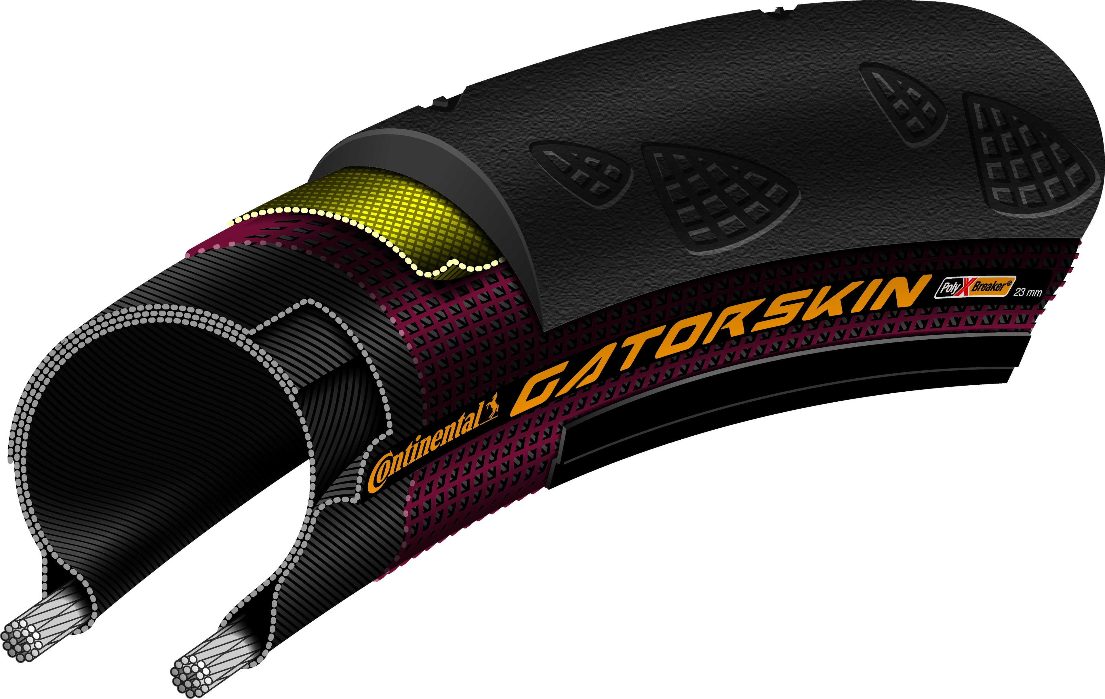 Buitenband Continental Gatorskin 28 x 1.00" / 25-622 - zwart