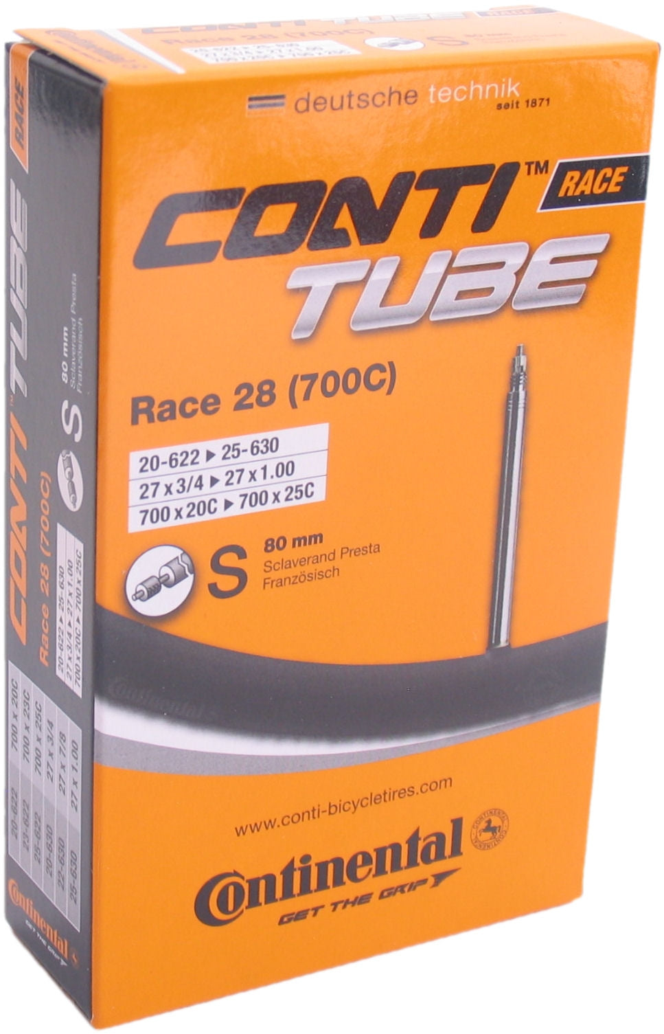 Binnenband Continental  28" Race - 18-622 ->25-630 - SV80mm ventiel