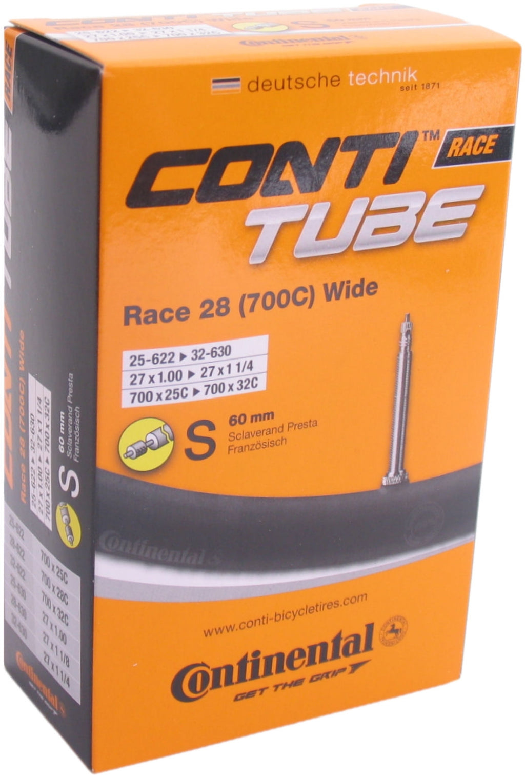 Binnenband Continental  28" Race Training 25-622 -> 32-630 - SV60mm ventiel