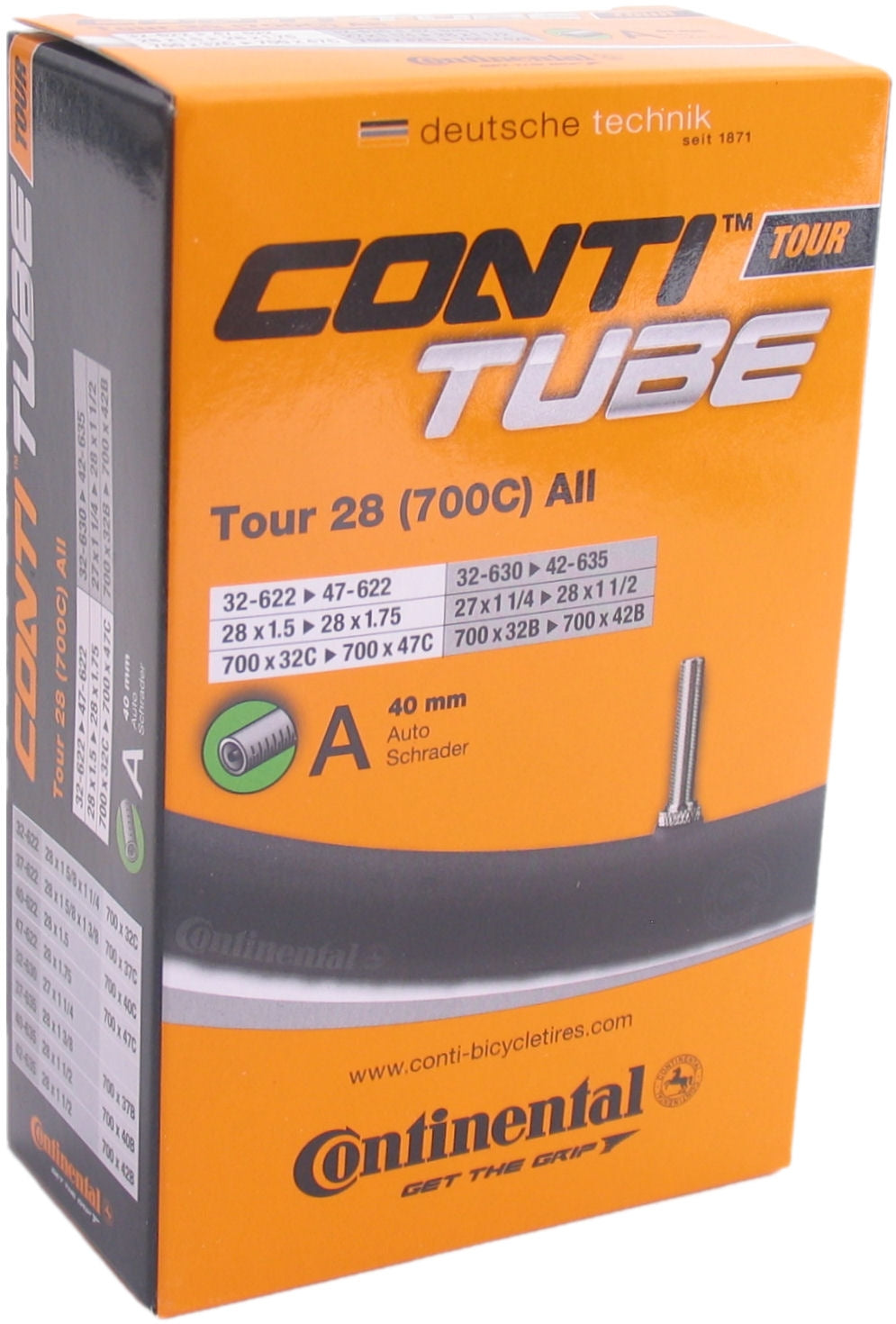 Binnenband Continental  28" Tour All - 32/47-622 - AV40mm ventiel