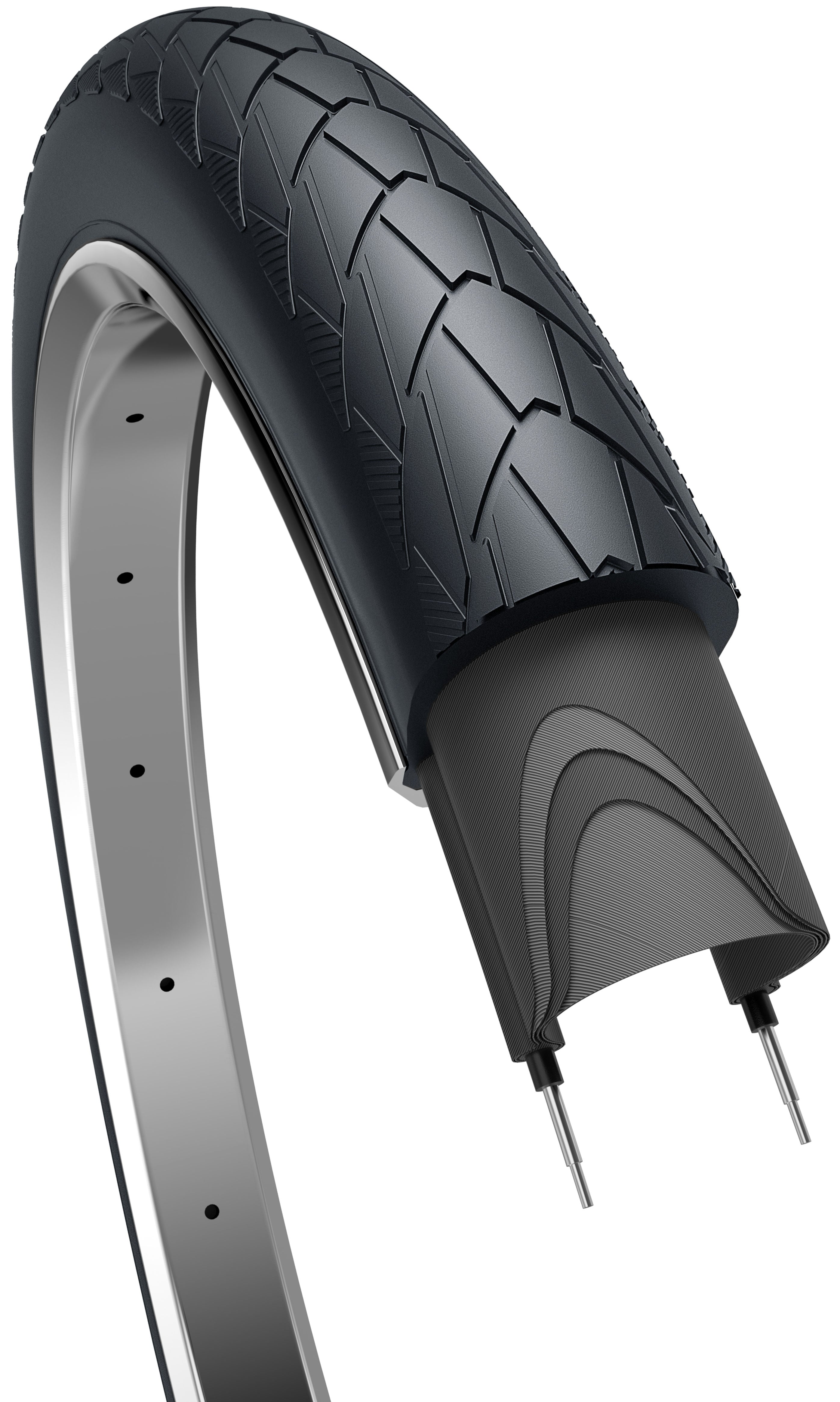 Buitenband Edge Mambo 28 x 2.00"/ 50-622 mm - zwart met reflectie
