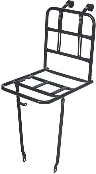 Voordrager Basil Front Carrier L 40 x 28 x 96 cm - mat zwart