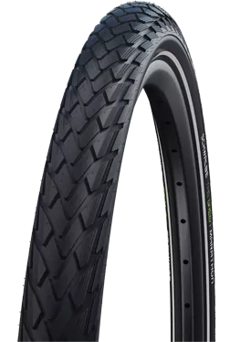 Buitenband Schwalbe Green Marathon GreenGuard 28 x 1.75"/ 47-622mm - zwart met reflectie