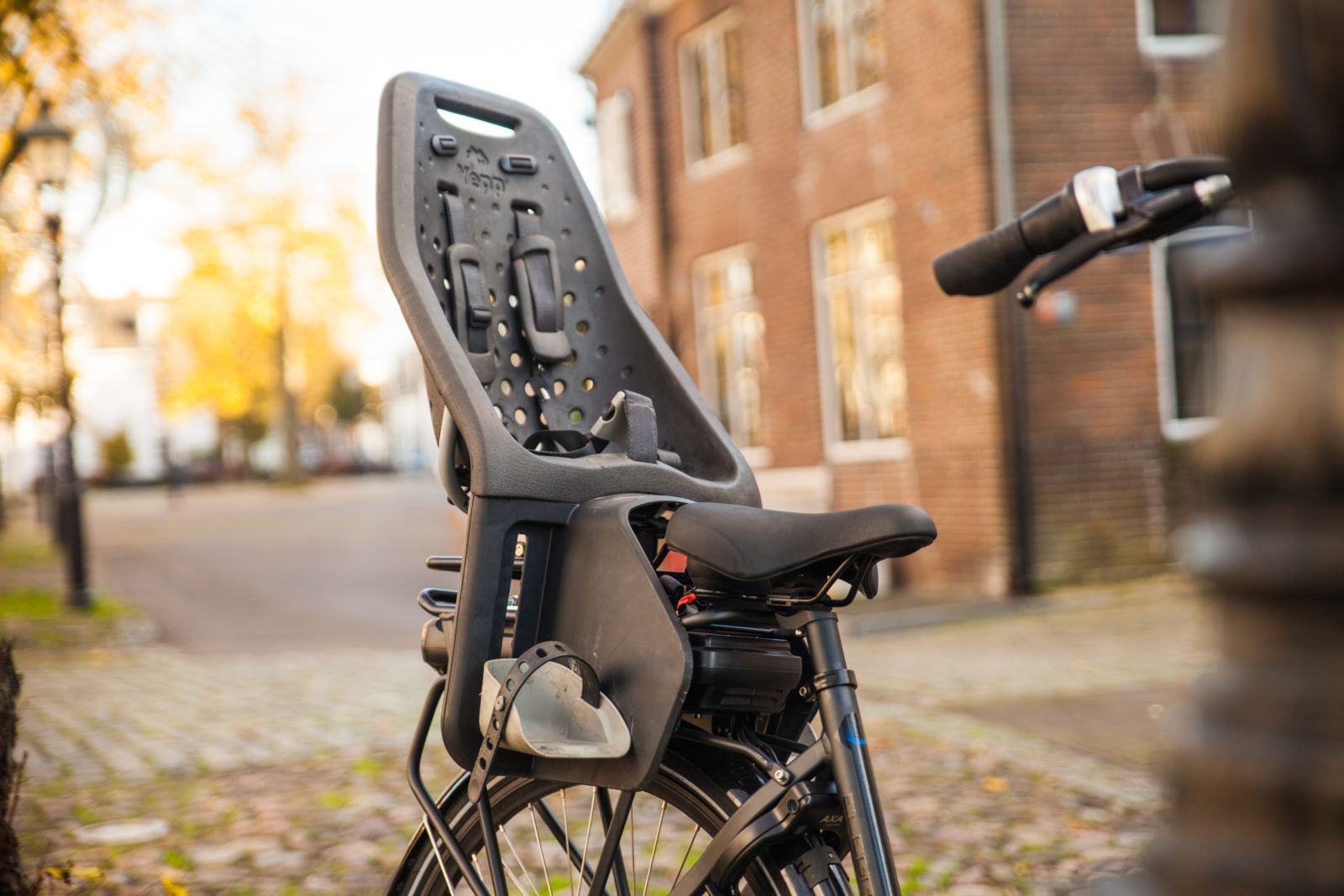 Universele opzetdrager Steco voor de e-bike - mat zwart