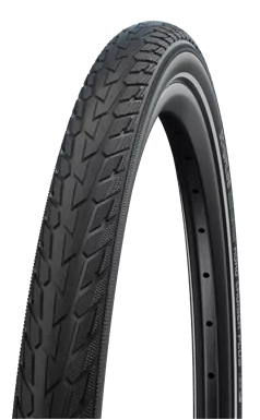 Buitenband Schwalbe Road Cruiser Plus PunctureGuard 28 x1.75" / 47-622 - zwart met reflectie