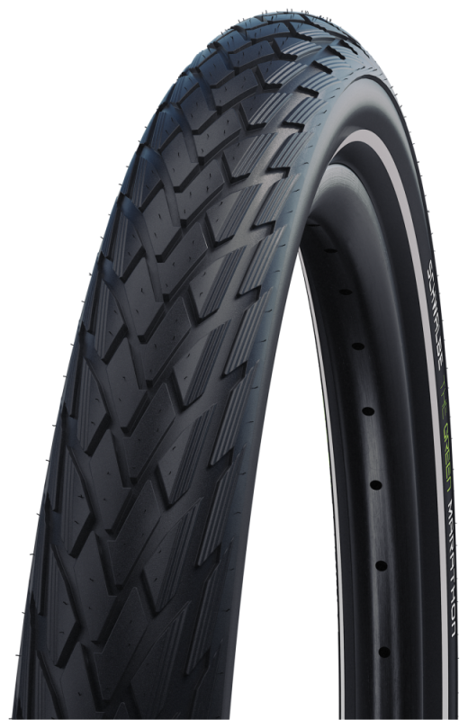 Buitenband Schwalbe Green Marathon GreenGuard 28 x 2.00"/50-622mm - zwart met reflectie