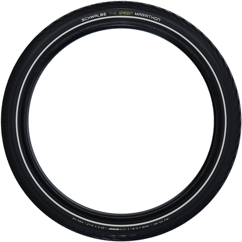 Buitenband Schwalbe Green Marathon GreenGuard 28 x 2.00"/50-622mm - zwart met reflectie