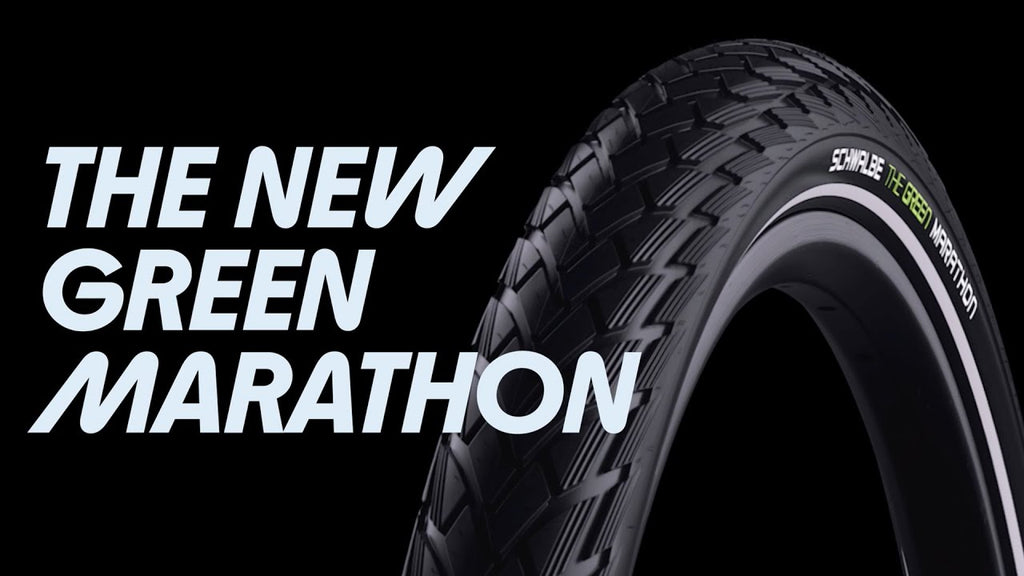 Buitenband Schwalbe Green Marathon GreenGuard 28 x 2.00"/50-622mm - zwart met reflectie