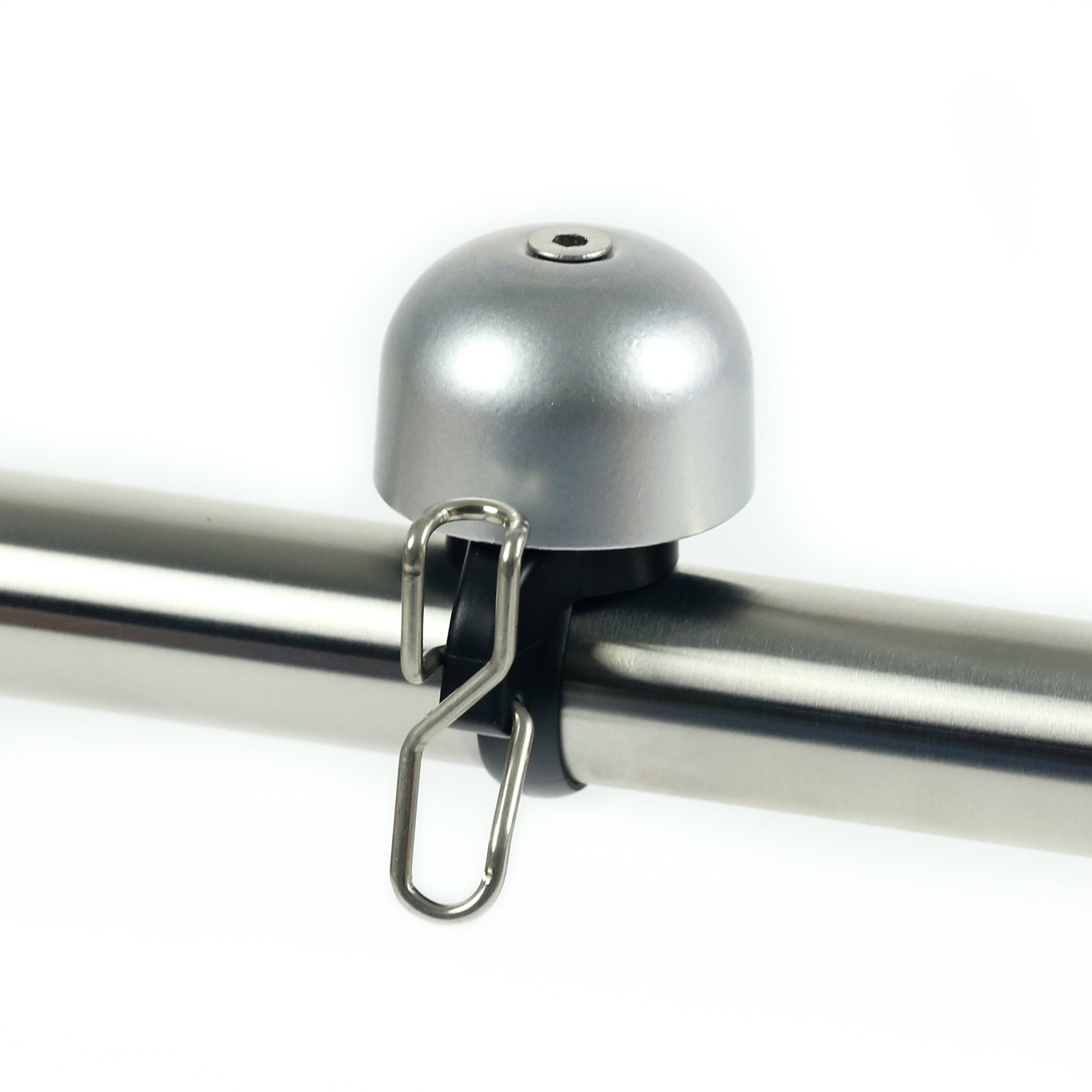 Fietsbel Widek Paperclip Mini - zilver