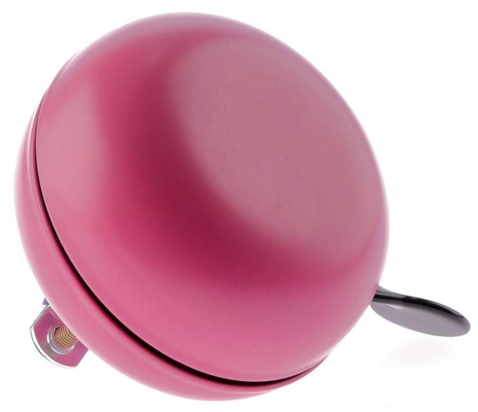 Fietsbel Ding-Dong NietVerkeerd ø80mm - cabarnet pink