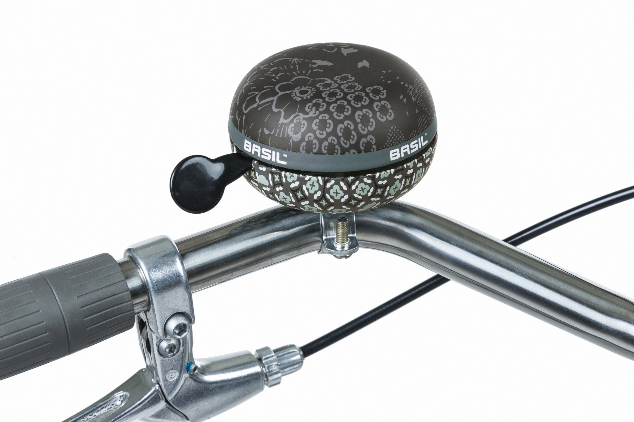 Fietsbel Ding-Dong Basil Bohème ø80mm - black
