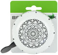 Fietsbel Ding-Dong Widek Mandala ø80mm - zebra black