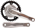 Crankstel 38T met 170mm crankarm -  aluminium - zilver