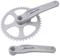 Crankstel 44T Miranda Alfa 1 voor 3/32" ketting - met 170mm crankarm - zilver