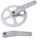 Crankstel 46T Miranda Alfa 1 voor 3/32" ketting - aluminium - zwart