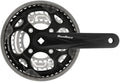 Crankstel 7/8 speed SunRace FCM300 48-38-28T/170mm voor vierkante as - zwart