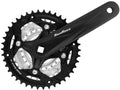 Crankstel  42-32-22T SunRace FCM600 voor 3/32" ketting 170mm - voor vierkante as - zwart