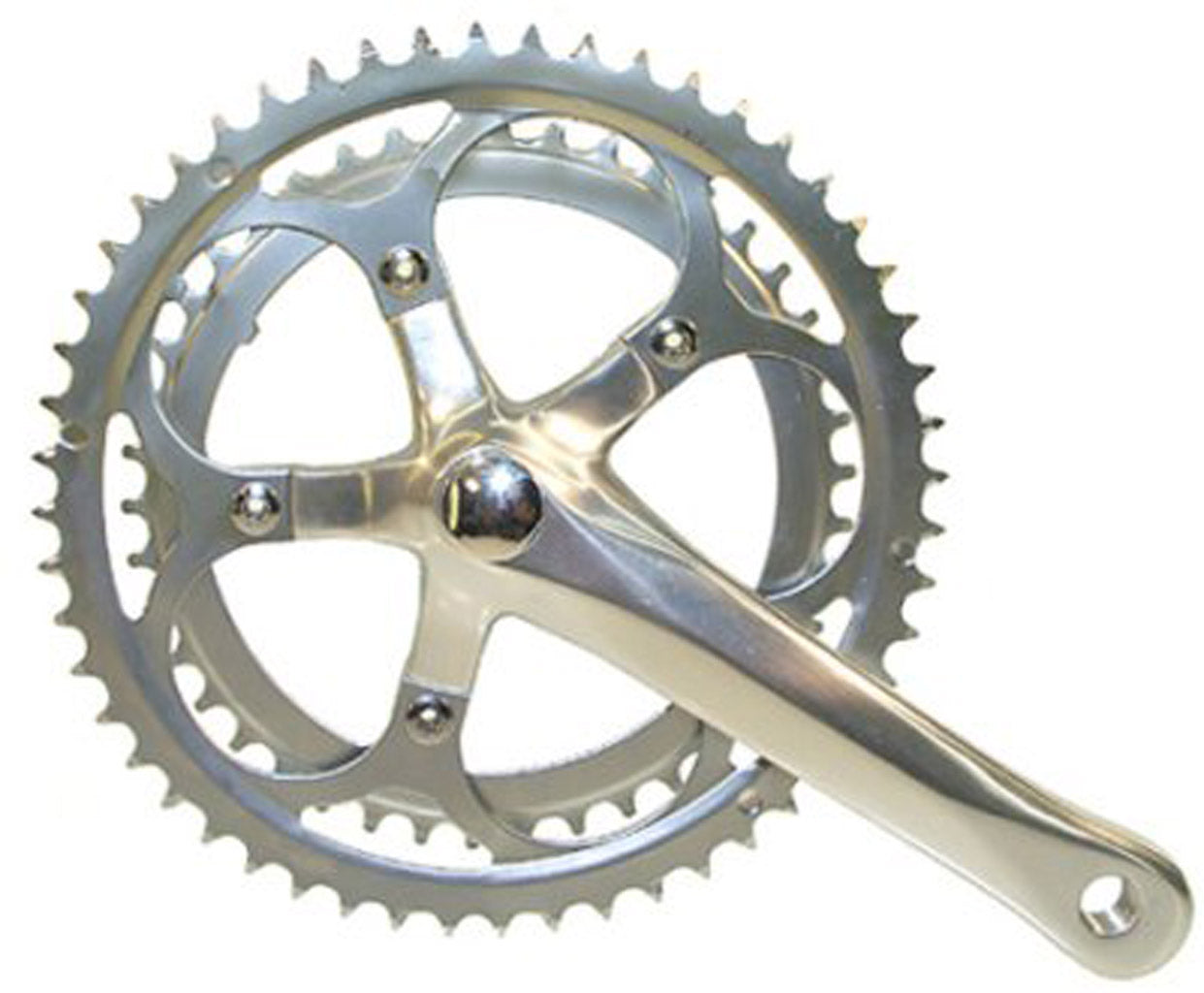 Crankstel 8 speed Sunrace FCR8183  53/39T + extra 52/42T