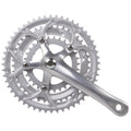Crankstel Race 3 x 8 speed Mighty 30/42/52T aluminium - zilver
