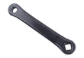 Crankarm links 152mm aluminium - zwart